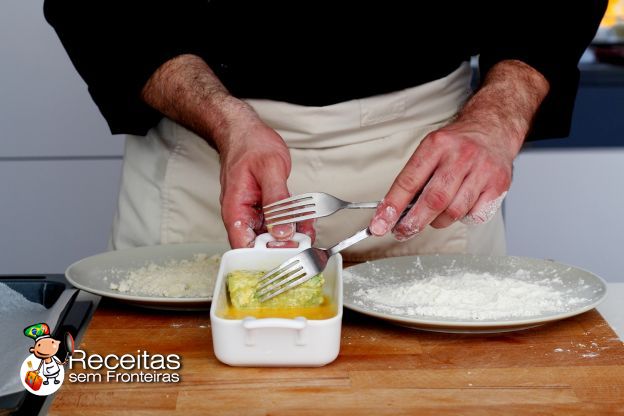 Preparação dos croquetes