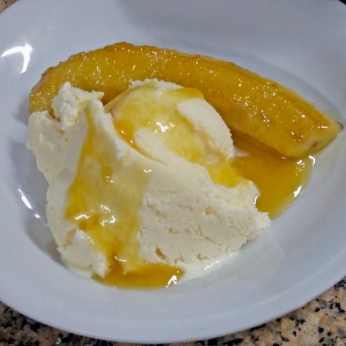 Banana flambada