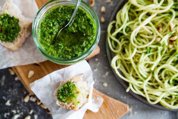 Macarrão ao pesto