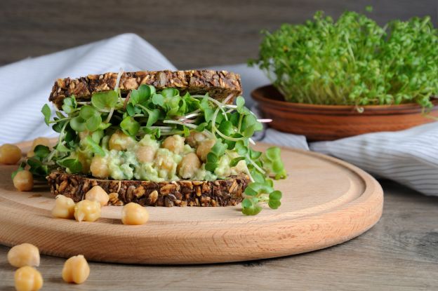 Salada de grão-de-bico