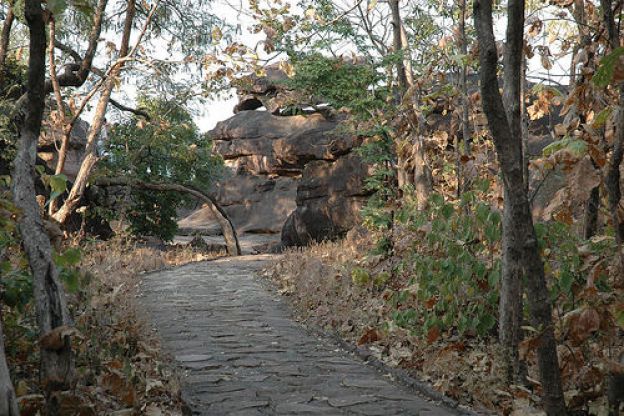 Abrigos na Rocha de Bhimbetka