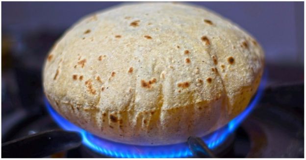 Pão chapati (Pão Ázimo)