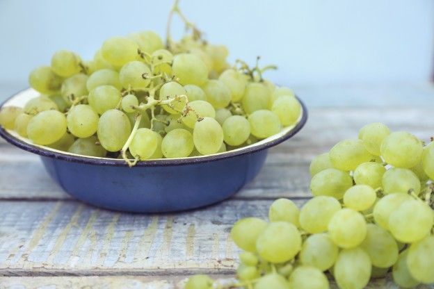 Máscara de sementes de uvas