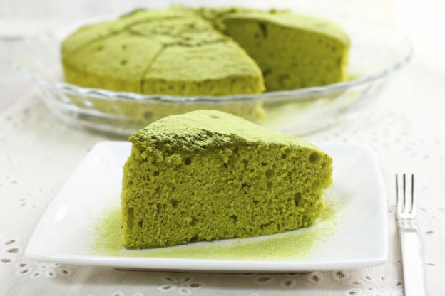 12. Bolo de chá Matcha