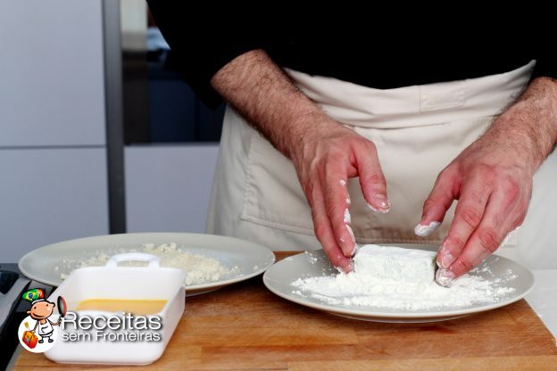 Preparação dos croquetes