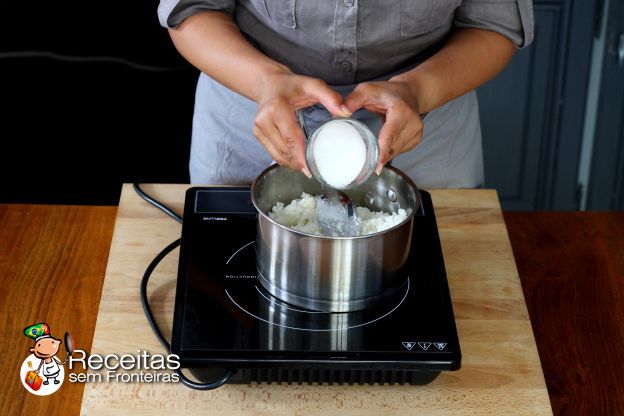 Preparação do arroz