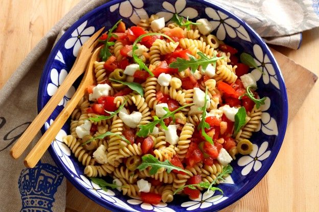 Salada de macarrão como na Itália!