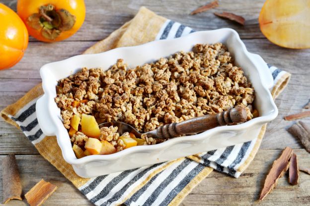 Crumble de kakis (caquis)