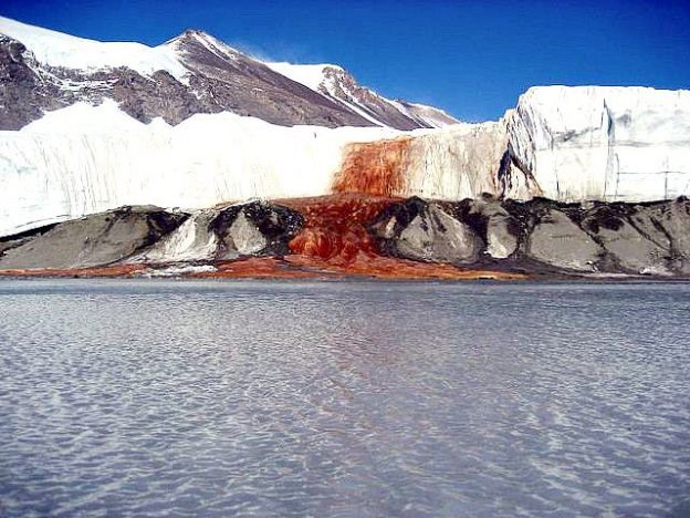 Cascatas de Sangue, Antártida