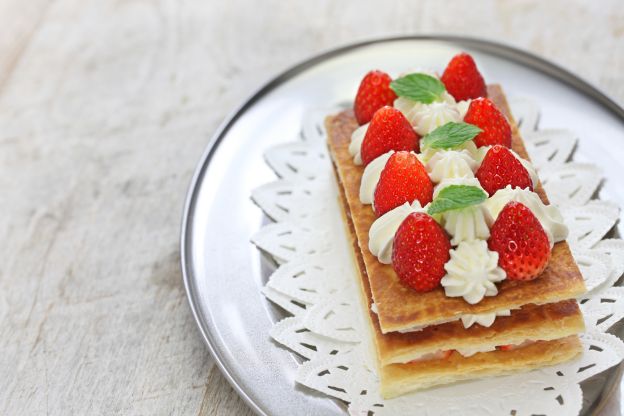 Mille feuille (Mil Folhas) e chantilly