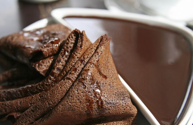 Crepes de chocolate