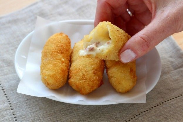 Croquetes de presunto como na Espanha