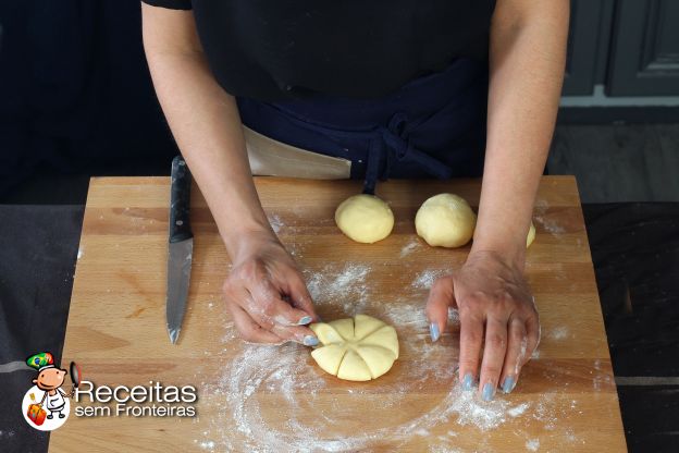 Preparação dos brioches