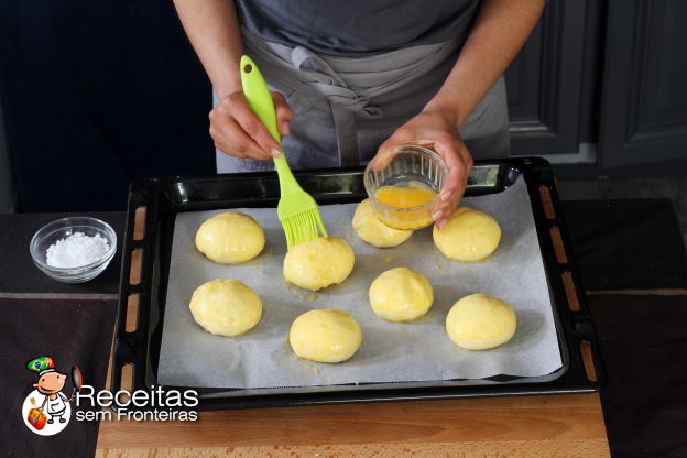 Preparação dos brioches