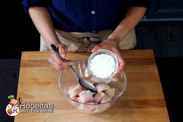 Preparação do frango