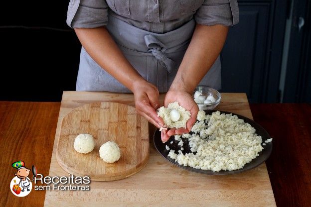 Formar os croquetes