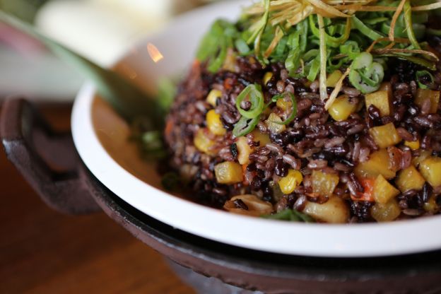 Salada de Arroz Selvagem