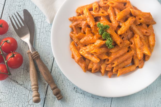 Penne com vodka