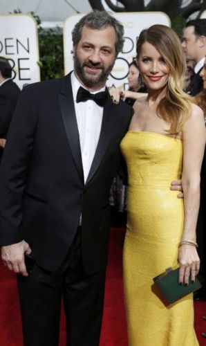 Diretor Judd Apatow e a atriz Leslie Mann