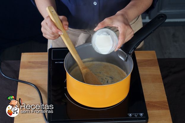 Preparação do molho