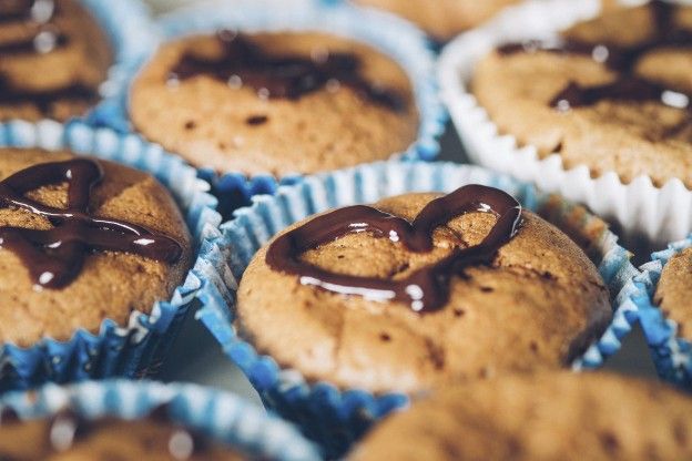 Muffins ou cupcakes de  Nutella