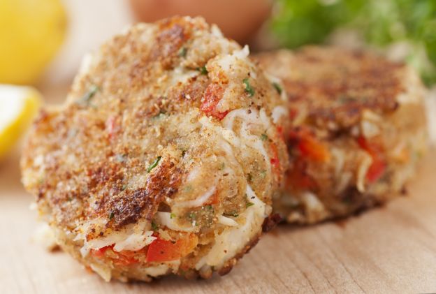 Crab cakes (Bolinho de caranguejo)