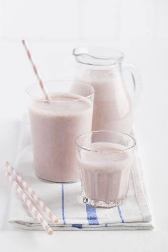 Um smoothie de marshmallows e rosas