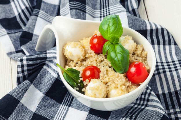 Salada de quinoa à italiana