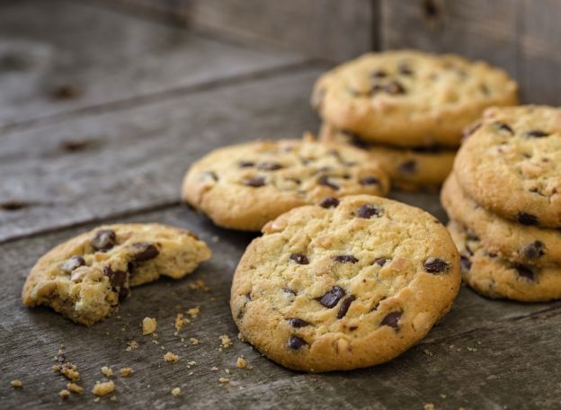 Cookies com gotas de chocolate