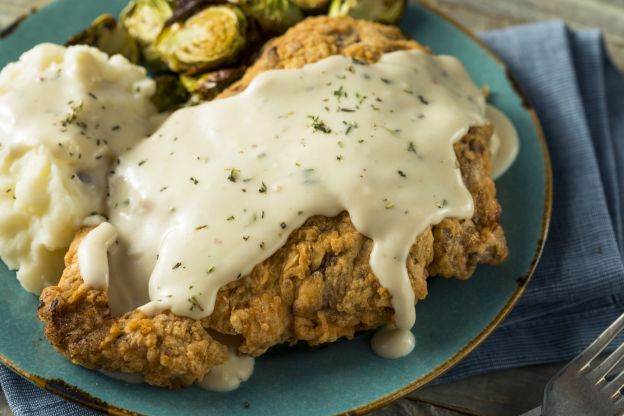 Chicken Fried Steak (Filé de frango frito)