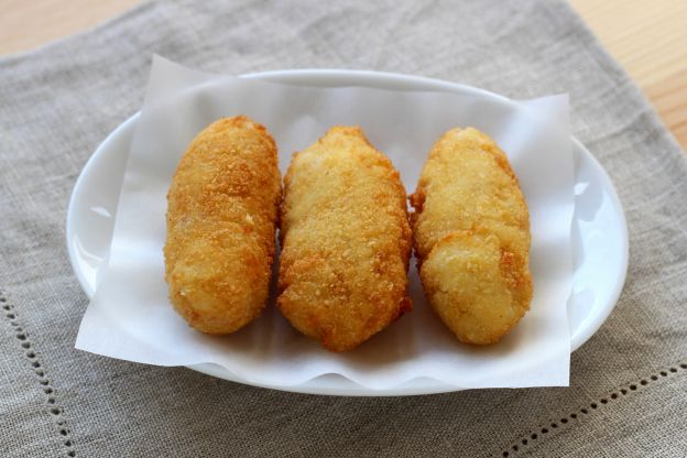 Croquetes de batata com couve-flor