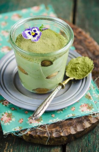 1. Tiramisu com Matcha