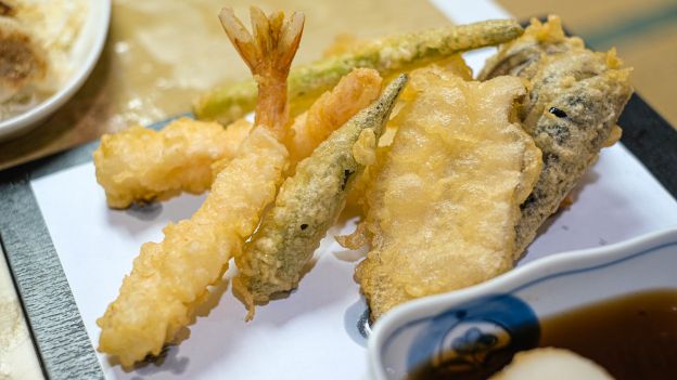 Tempura de vegetais