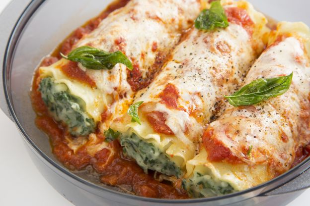 Canelones de verduras