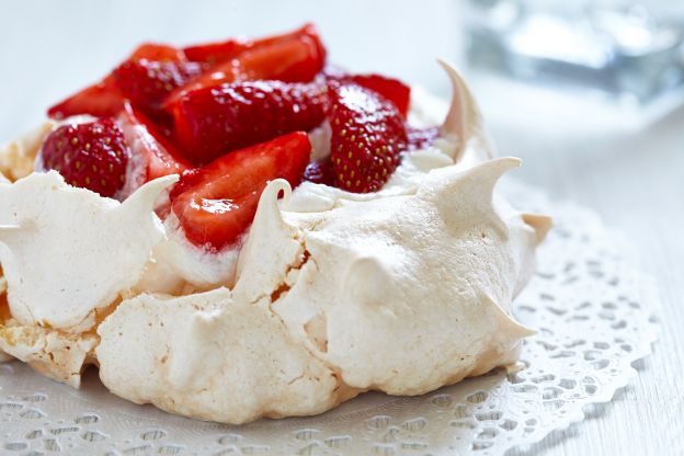 Pavlova de morangos