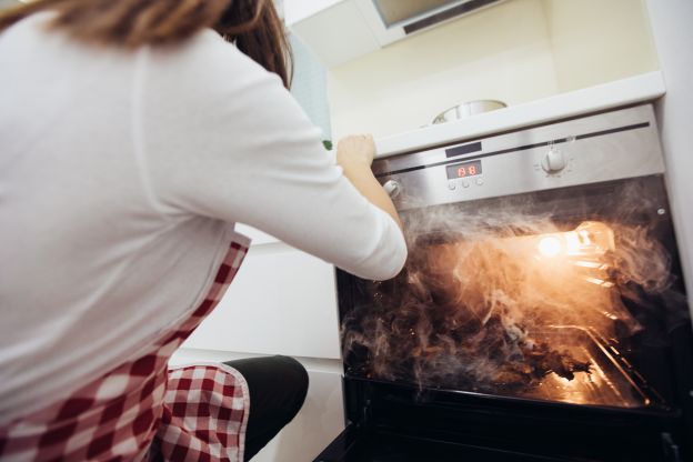 Fogo no forno