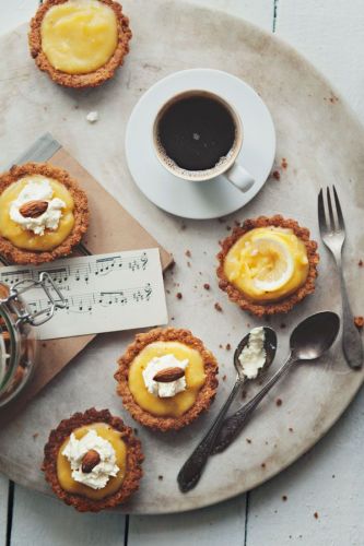 Torta de limão com chantilly