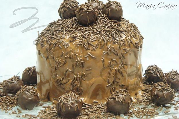 Panettone de brigadeiro