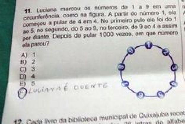 Pérolas dos estudantes