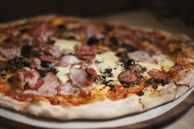 Pizza de bacon