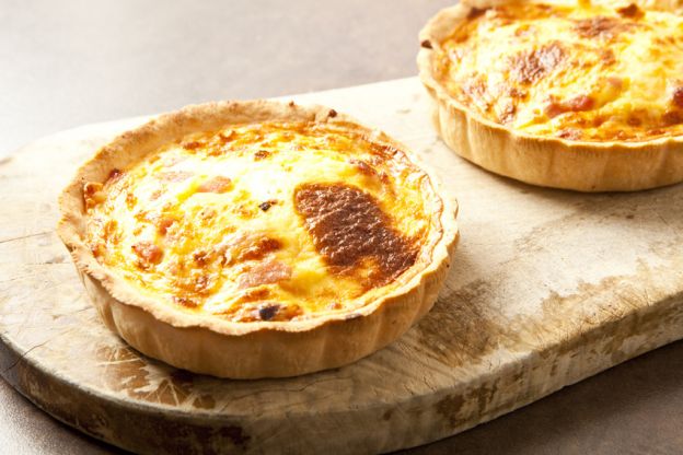 Quiches mais leves e mini quiches