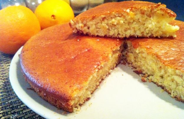 Bolo de maçãs sem ovos