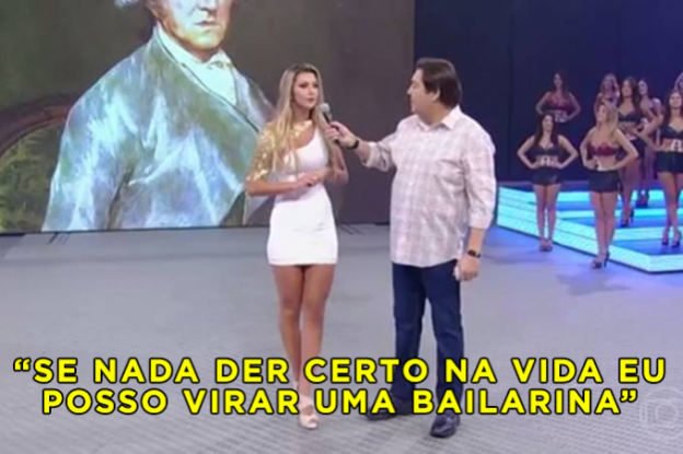 9 - Quando uma ex-BBB, falando sobre seu futuro, desdenhou das bailarinas do programa