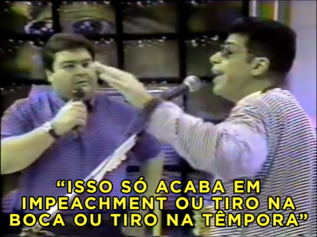 12 - Quando Lulu Santos, INDIGNADO com o então Presidente Collor e decidiu soltar o verbo, ao vivo