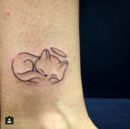 8. Tatuagem de gato