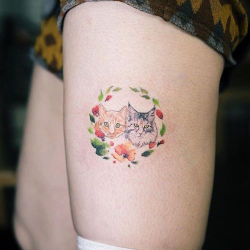 12. Tatuagem de gato