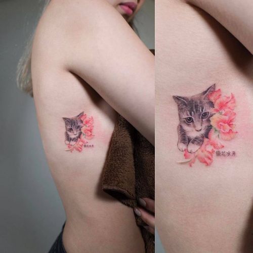 18. Tatuagem de gato