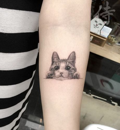 4. Tatuagem de gato