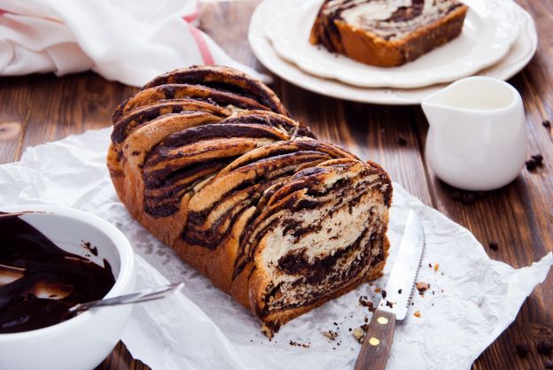 Brioche trançado de Nutella