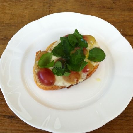 Bruschetta de Queijo de Cabra